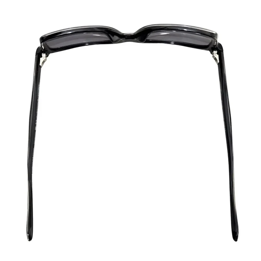 Emporio Armani Shiny Black Top Crystal Dark Gray Polarized Sunglasses EA 4208